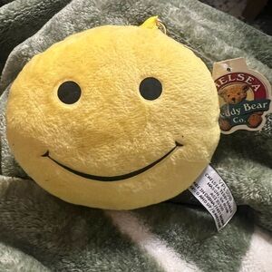 Yellow Smiley Face Plush